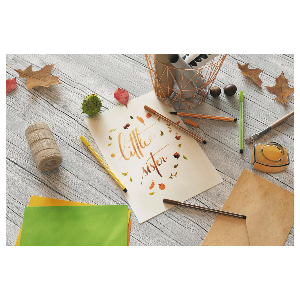 Stabilo pen 68 - tusch - orange (68 54)