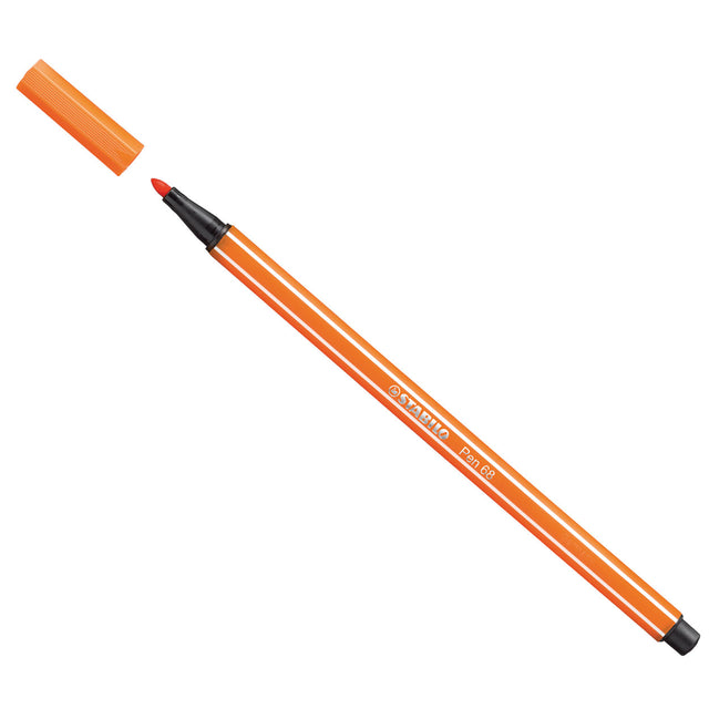 Stabilo pen 68 - tusch - vermilion pastel (68 30)