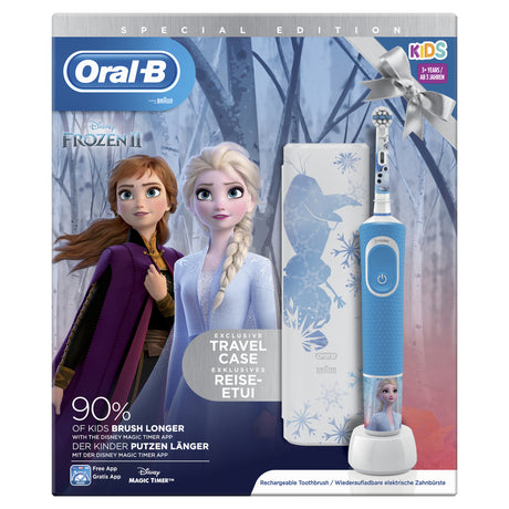 Oral-b kids disney frozen 2 elektrisk tandbørste blå hvid