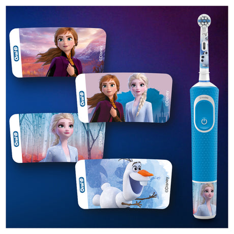 Oral-b kids disney frozen 2 elektrisk tandbørste blå hvid