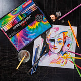 Stabilo 12 aquacolor farveblyanter i metalæske