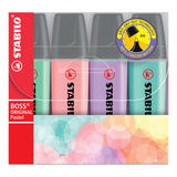 Stabilo boss original pastel - highlighter - sæt med 4 stk