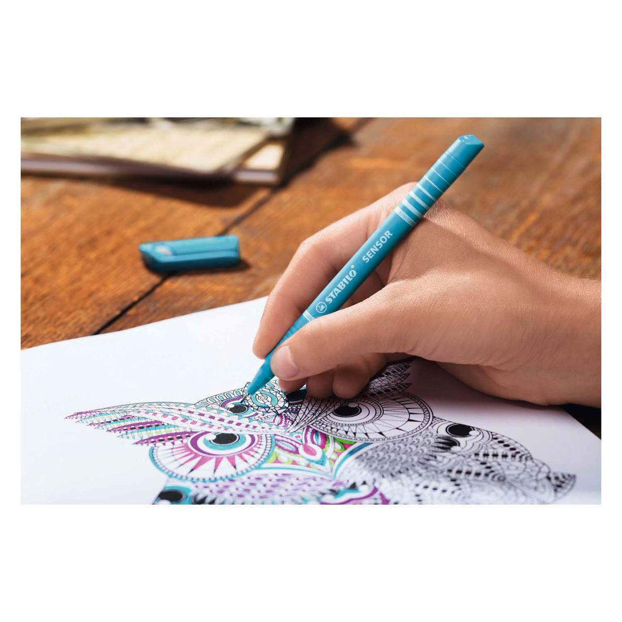 Stabilo sensor fineliners 0,3 mm kasse 8 farver
