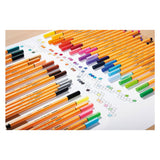 Stabilo point 88 - fineliner 0,4 mm - 50 dele metalkasse - med 47 forskellige farver