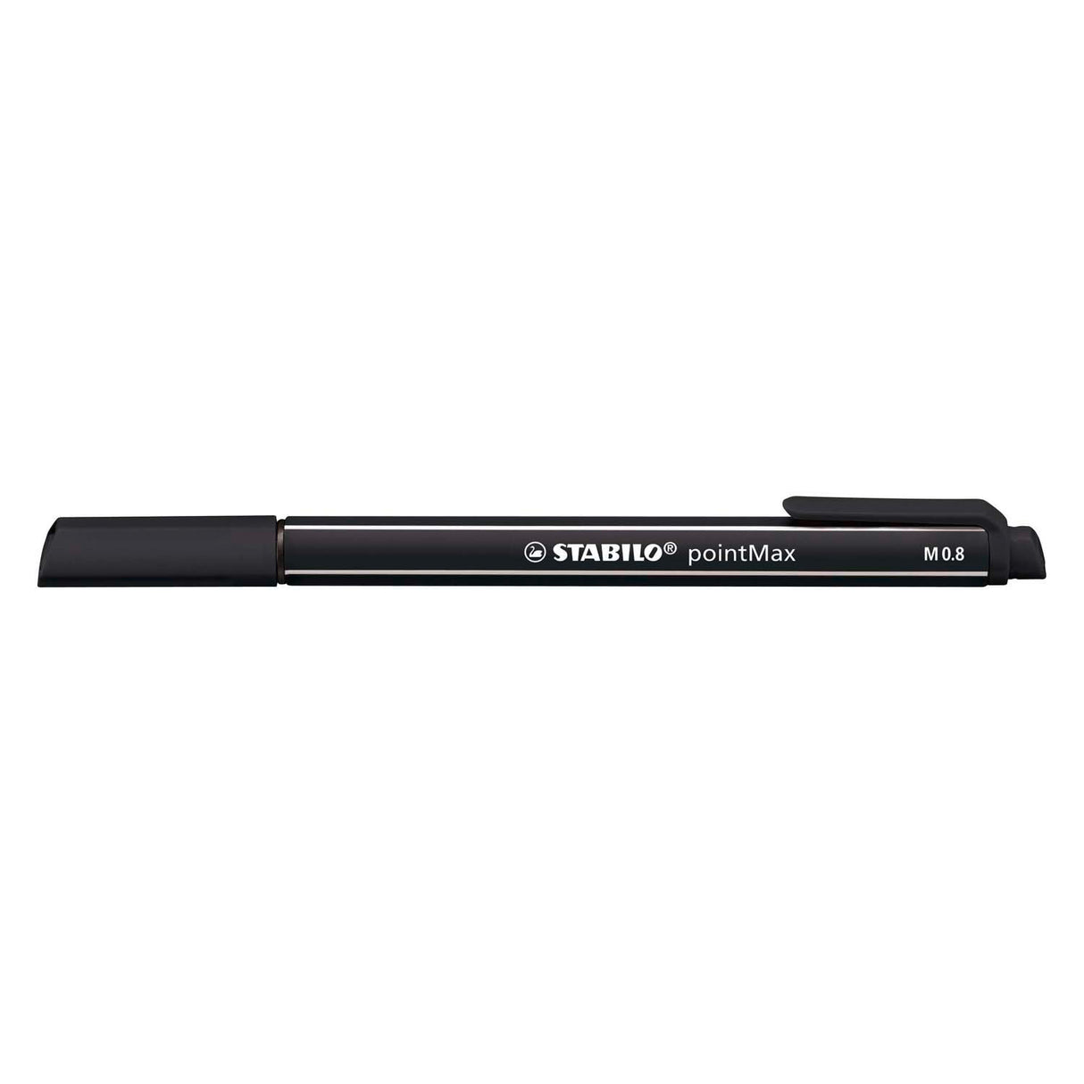 Stabilo pointmax - hardtip fineliner - sort (488 46)