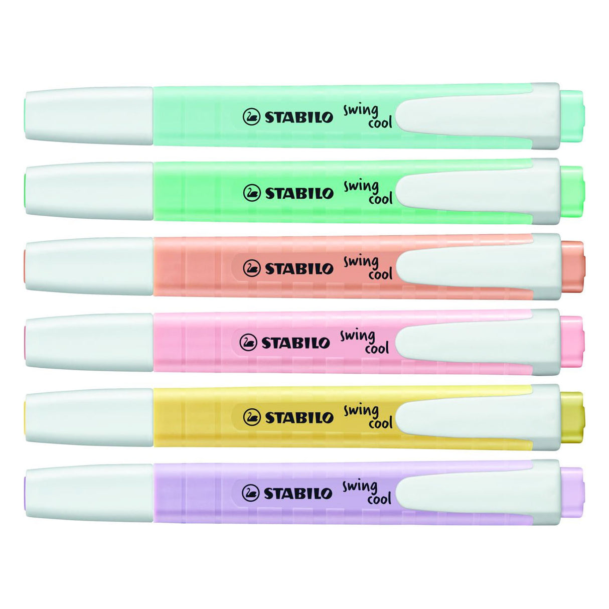 Stabilo swing cool pastel - highlighter - sæt med 6 stk