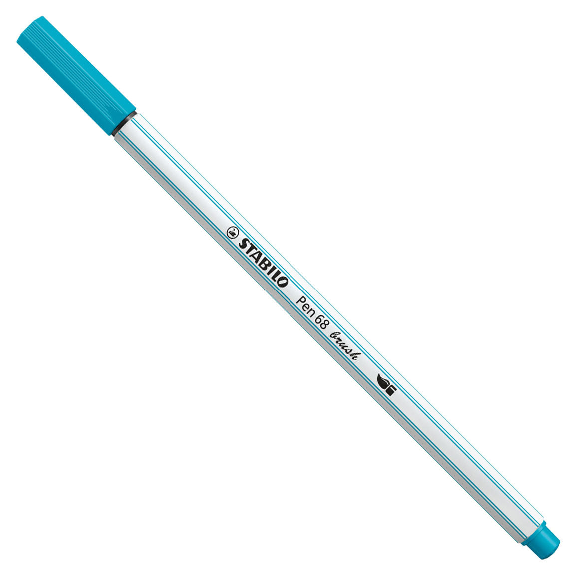 Stabilo pen 68 pensel - tusch - lyseblå (31)