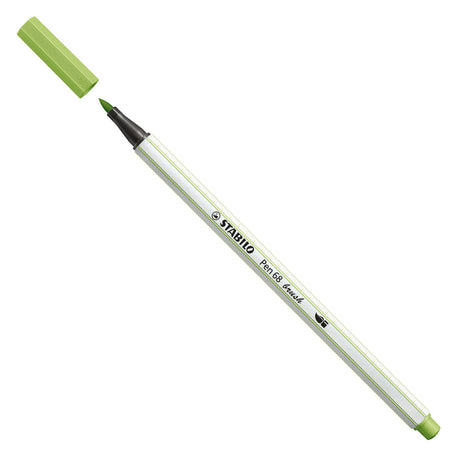 Stabilo pen 68 pensel - tusch - pistacie (34)