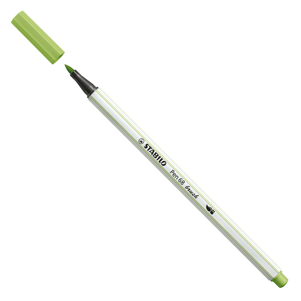 Stabilo pen 68 pensel - tusch - pistacie (34)