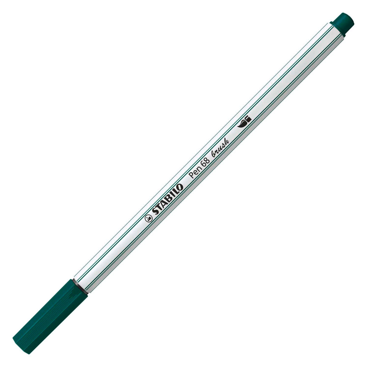 Stabilo pen 68 pensel - tusch - turkisgrøn (53)