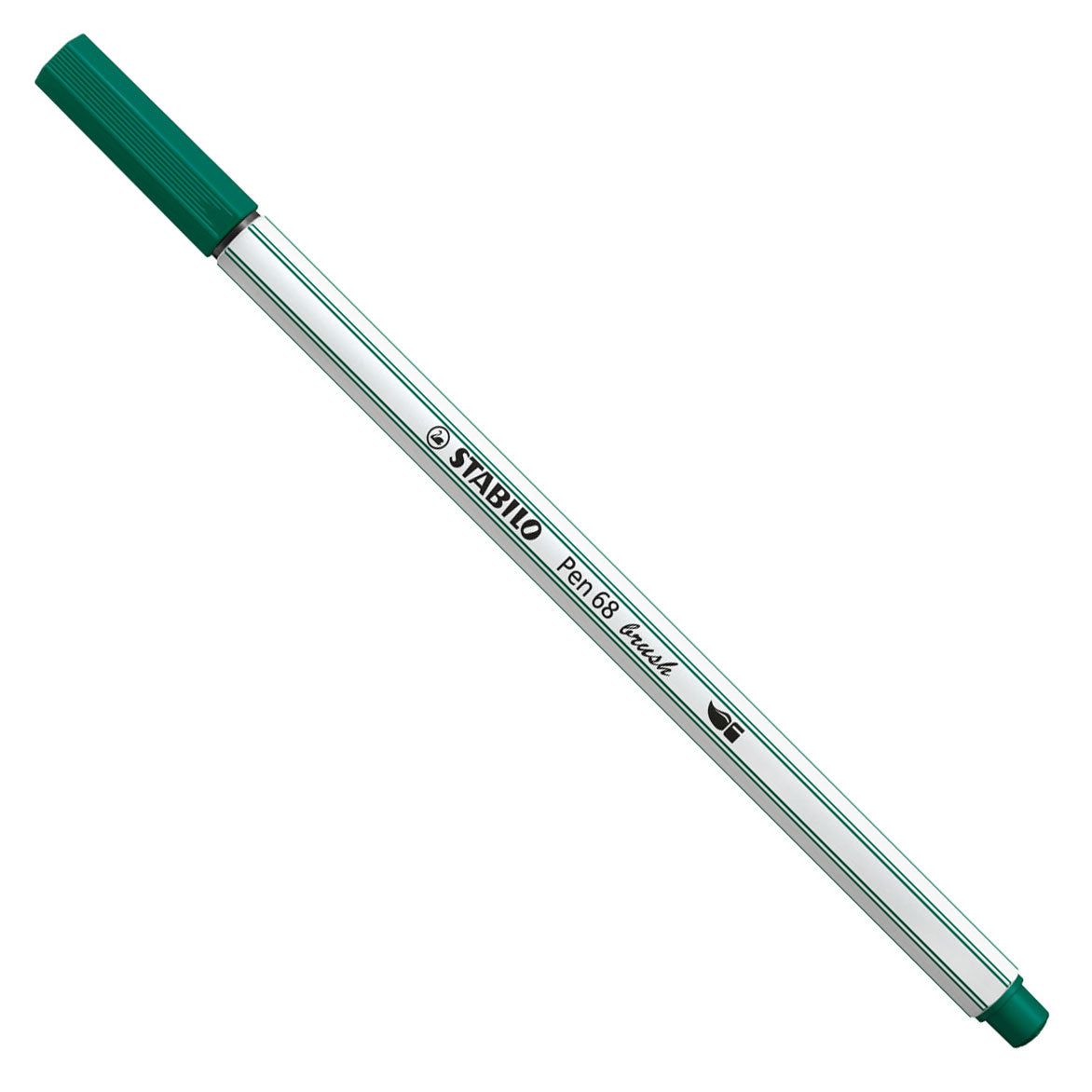Stabilo pen 68 pensel - tusch - turkisgrøn (53)