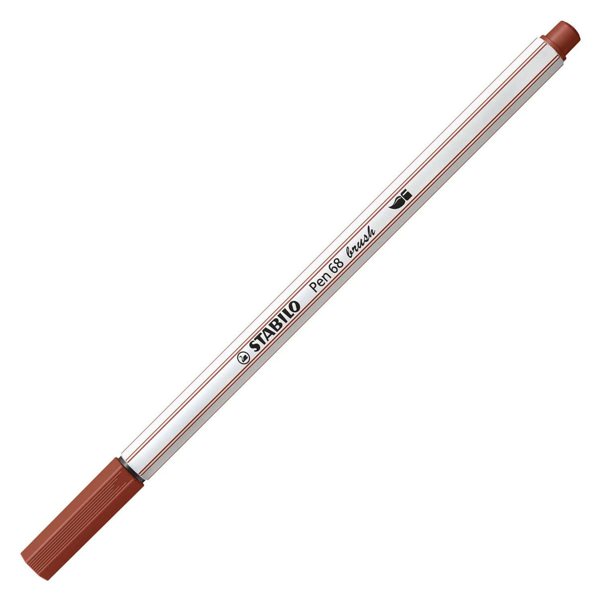 Stabilo pen 68 pensel - tusch - sienna (75)