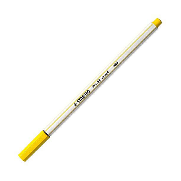 Stabilo pen 68 pensel - tusch - gul (44)