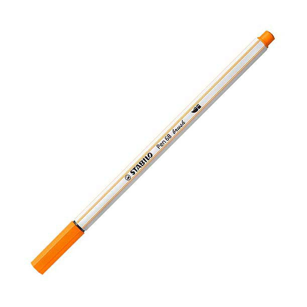 Stabilo pen 68 pensel - tusch - orange (54)