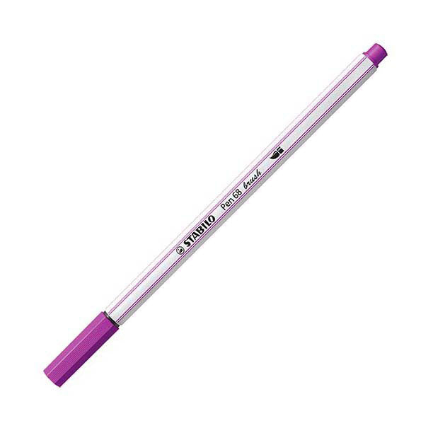 Stabilo pen 68 pensel - tusch - lilla (58)