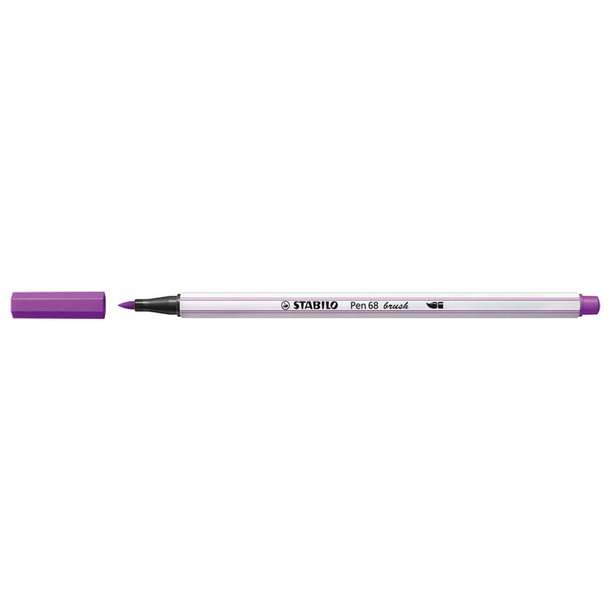 Stabilo pen 68 pensel - tusch - lilla (58)