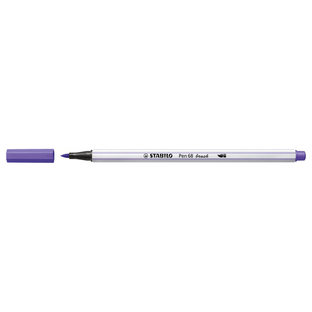 Stabilo pen 68 pensel - tusch - lilla (55)