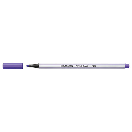 Stabilo pen 68 pensel - tusch - lilla (55)