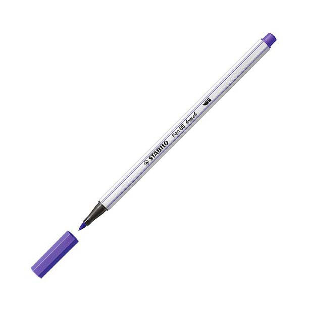 Stabilo pen 68 pensel - tusch - lilla (55)