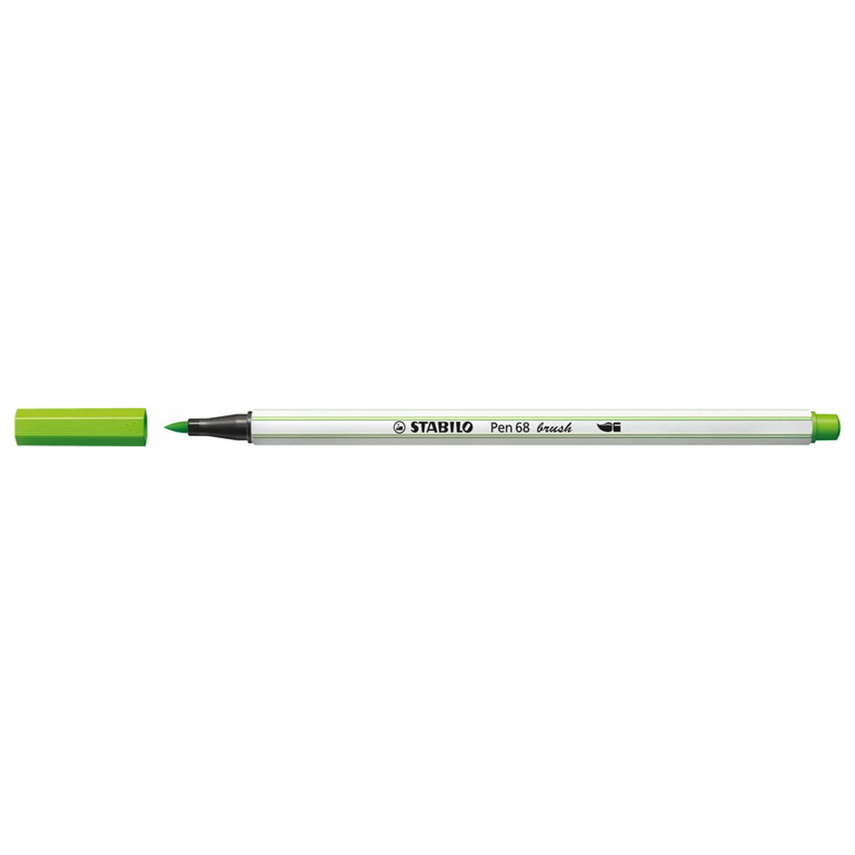 Stabilo pen 68 pensel - tusch - bladgrøn (43)