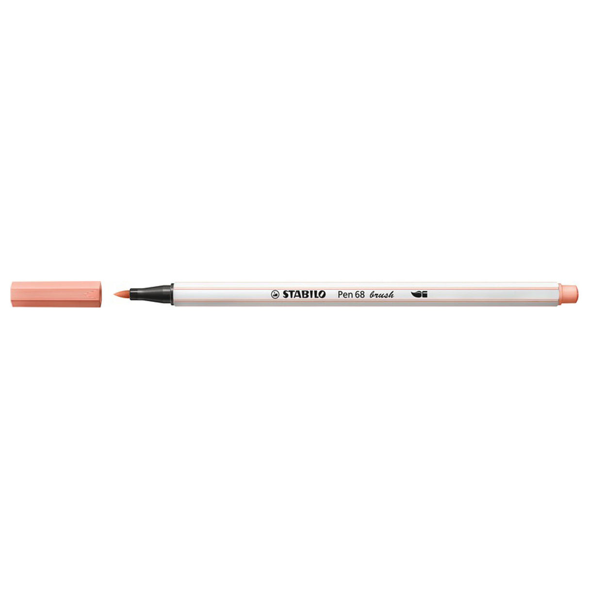 Stabilo pen 68 pensel - tusch - abrikos (26)