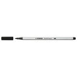 Stabilo pen 68 pensel - tusch - sort (46)