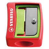 Stabilo woody 3 i 1 - multitalent farveblyant - arty - sæt med 6 stk. + blyantspidser