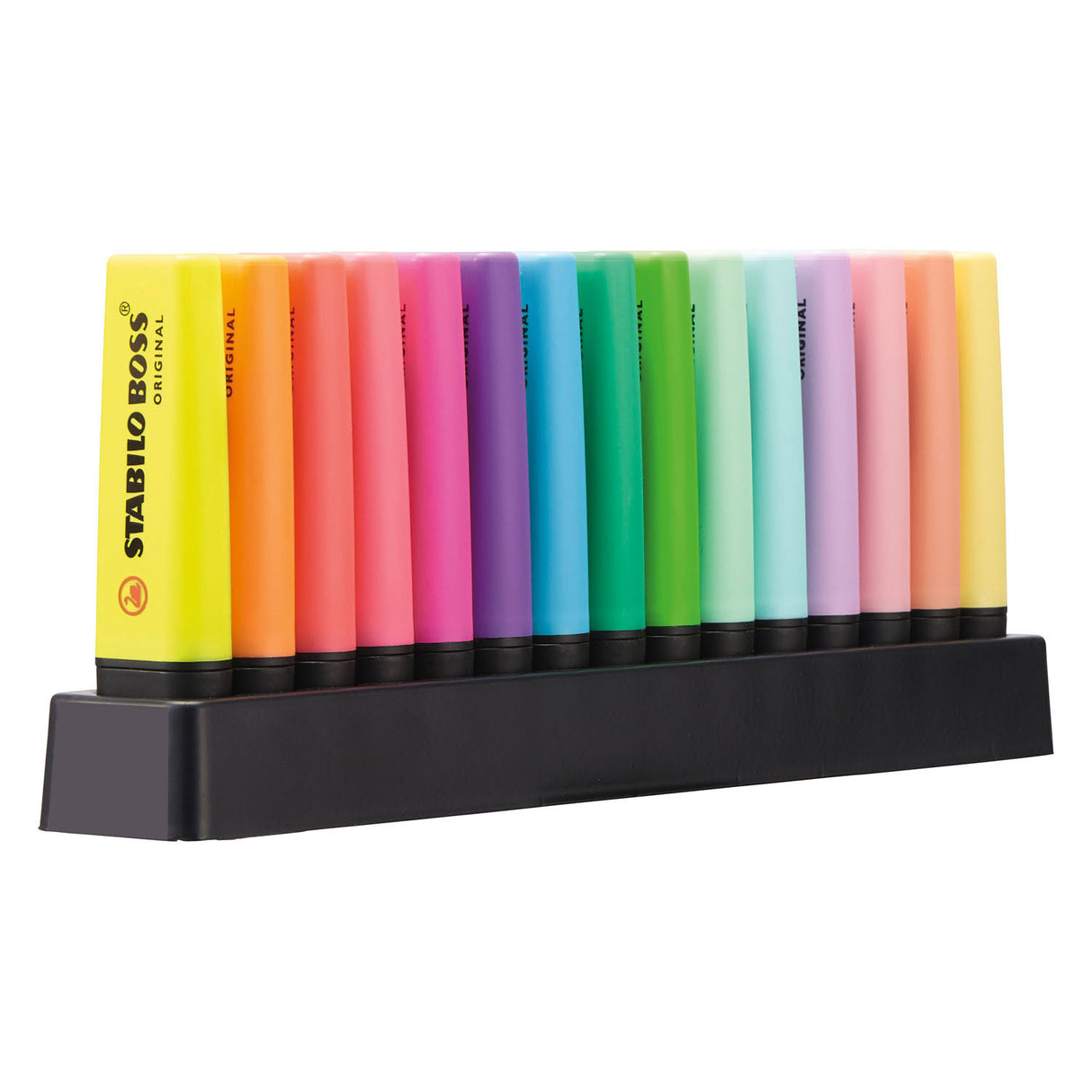 Stabilo boss original - highlighter - 15 dele skrivebordssæt