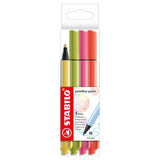 Stabilo pointmax pastel - hardtip fineliner - sæt med 4 stk