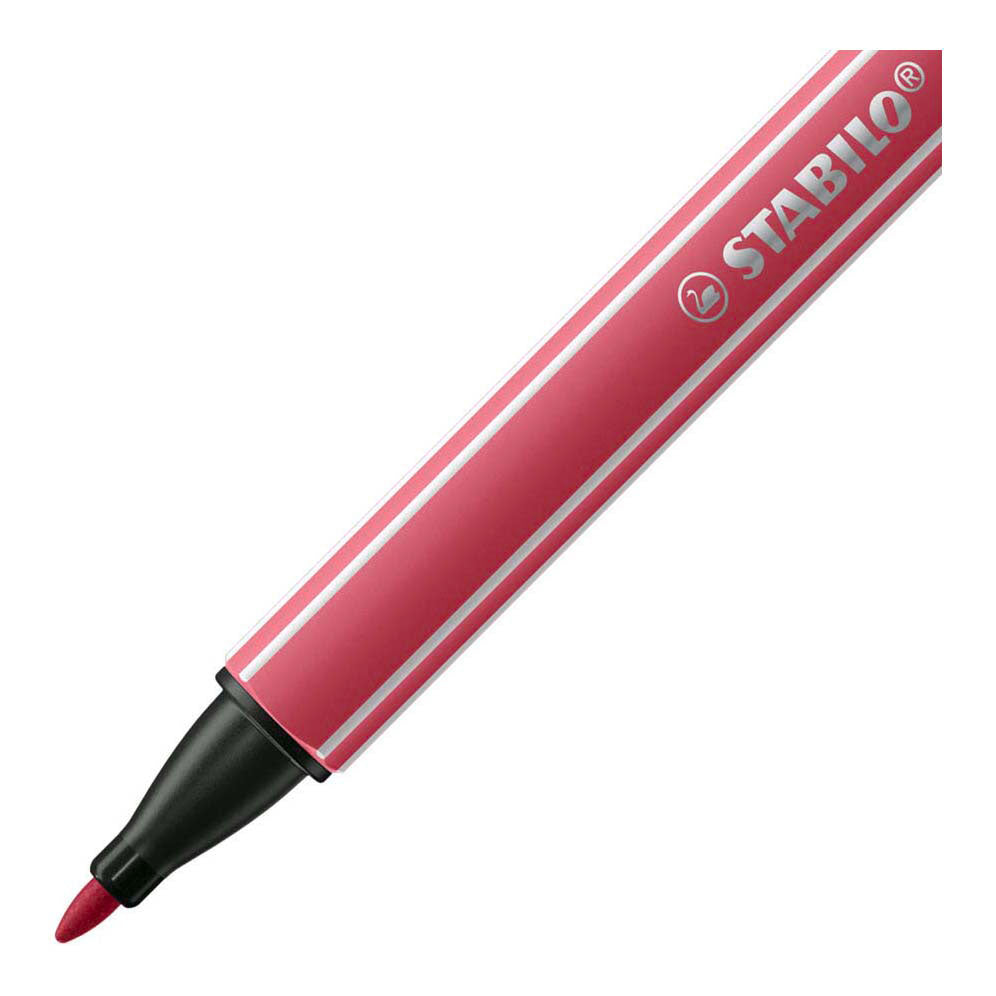 Stabilo pointmax - hardtip fineliner 0,8 mm - nylonspids - etui med 15 farver