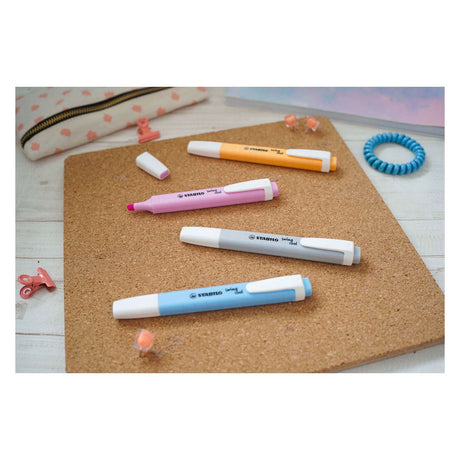 Stabilo swing cool - highlighter - sæt med 4 stk
