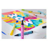 Stabilo pen 68 max - tusch med tyk mejselspids - abrikos