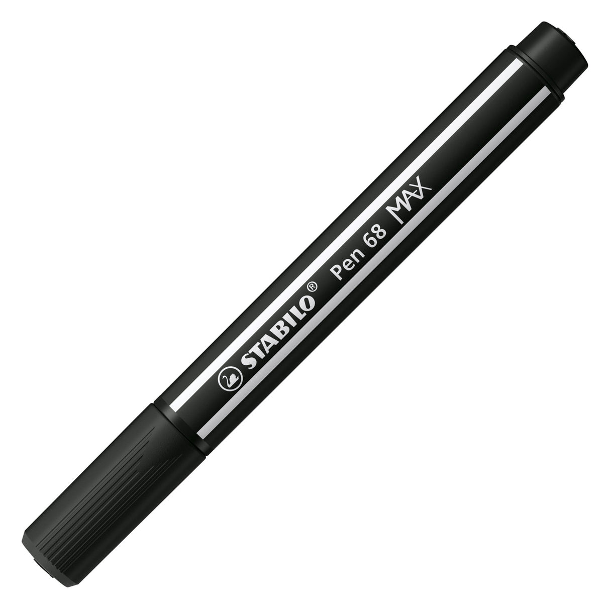Stabilo pen 68 max - tusch med tyk mejselspids - sort