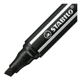 Stabilo pen 68 max - tusch med tyk mejselspids - sort