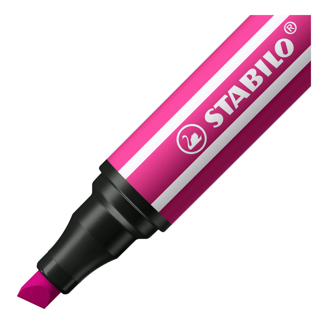 Stabilo pen 68 max - tusch med tyk mejselspids - pink