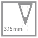Stabilo easygraph hb venstrehånds grafitblyant benzin - 2 stk.