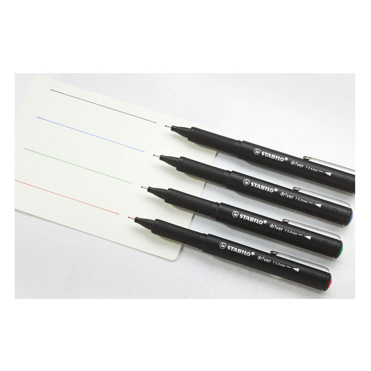 Stabilo dr!ver fine fineliners - 4 stk.
