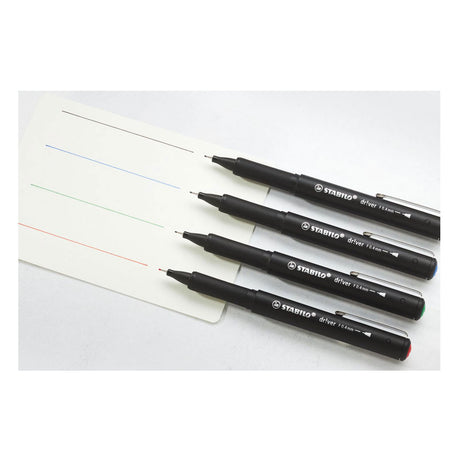 Stabilo dr!ver fine fineliners - 4 stk.