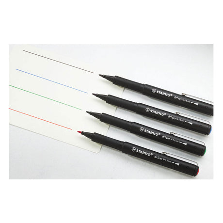 Stabilo dr!ver medium fineliners - 4 stk.
