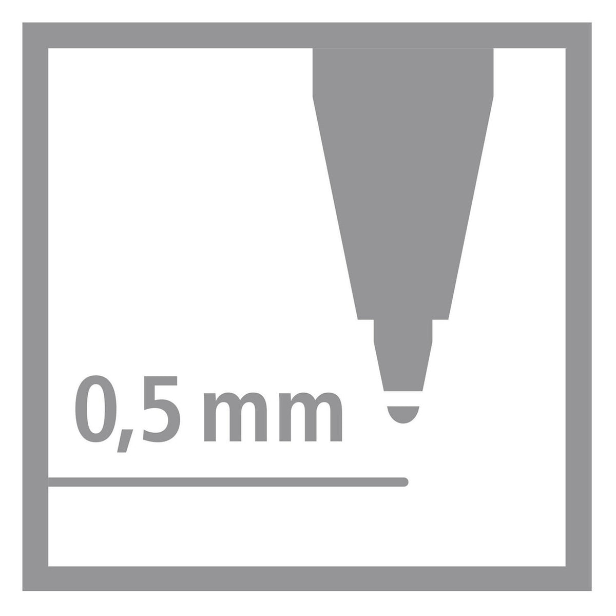 Stabilo worker+ farverig - kuglepen 0,5 mm - sort, blå, grøn rød - etui med 4 farver