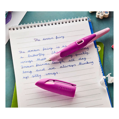 Stabilo easybirdy 3d dreamworld højrehåndet fyldepen - pink