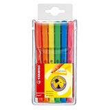 Stabilo flash markeerstiften - 6dlg.