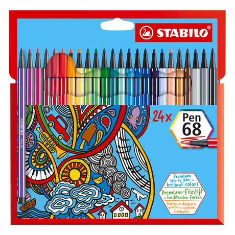 Stabilo pen 68 tuschpenne - 24 stk.