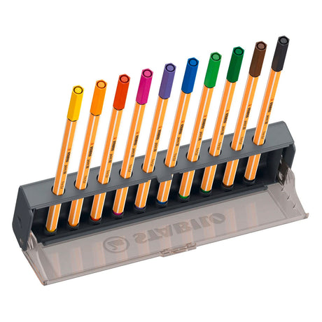 Stabilo point 88 kliksæt fineliners - 10 stk.