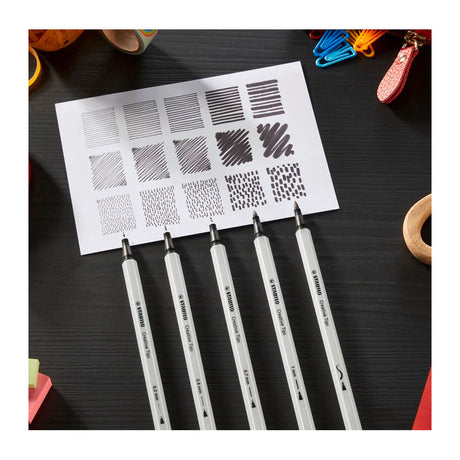 Stabilo creative tips arty pennen klassieke kleuren in metalen etui - 30dlg.