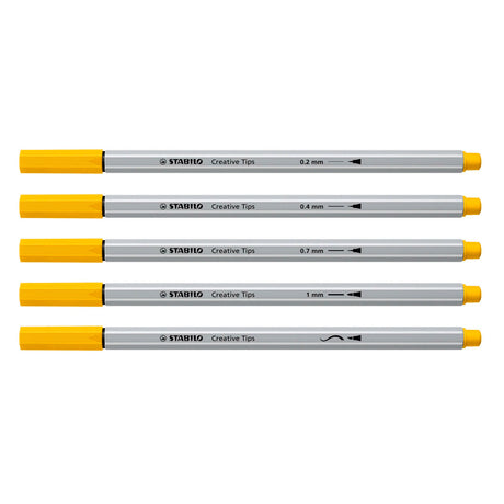 Stabilo creative tips arty pennen in metalen etui - 50dlg.