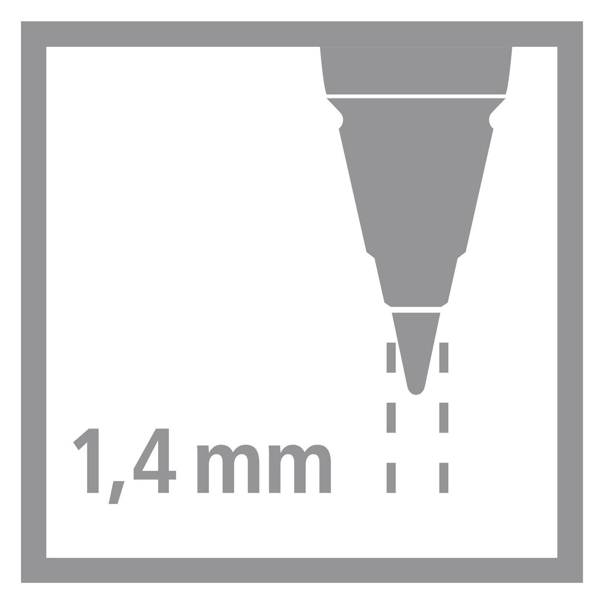 Stabilo easyergo 1,4 refills hb - 6 stk.