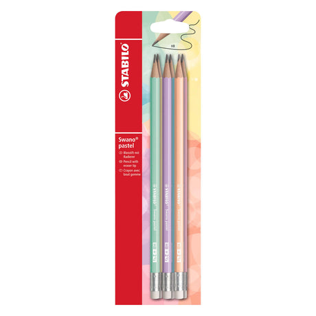 Stabilo swano pastel blyanter hb 6 stk