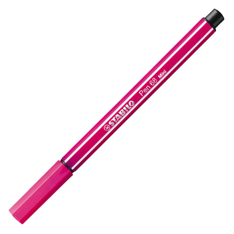 Stabilo pen 68 mini - premium filtpen - animal vibes - etui med 8 farver + klistermærke