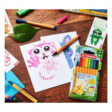 Stabilo point 88 mini - premium fineliner - animal vibes - etui med 8 farver + klistermærke